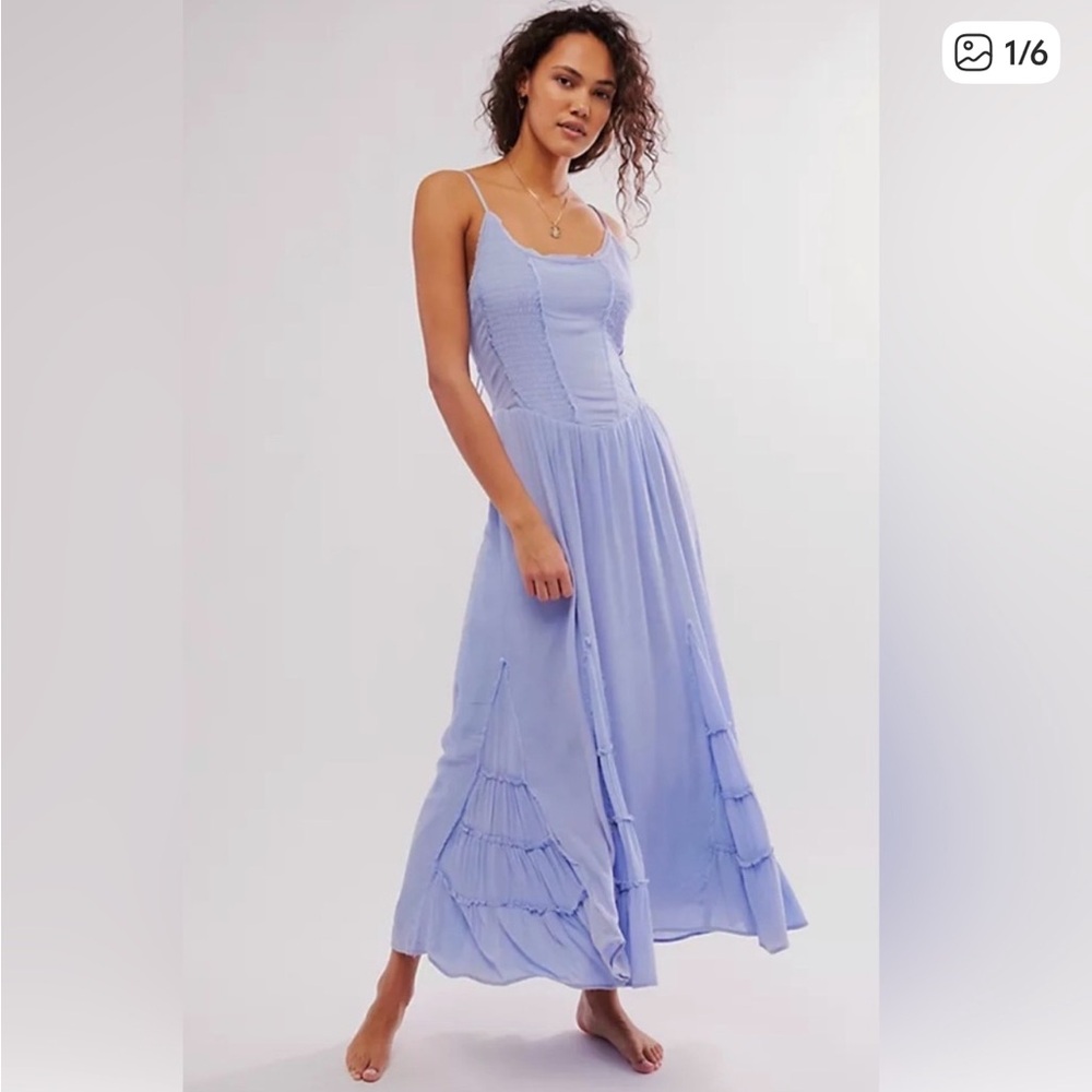 Free people siren night maxi dress size S